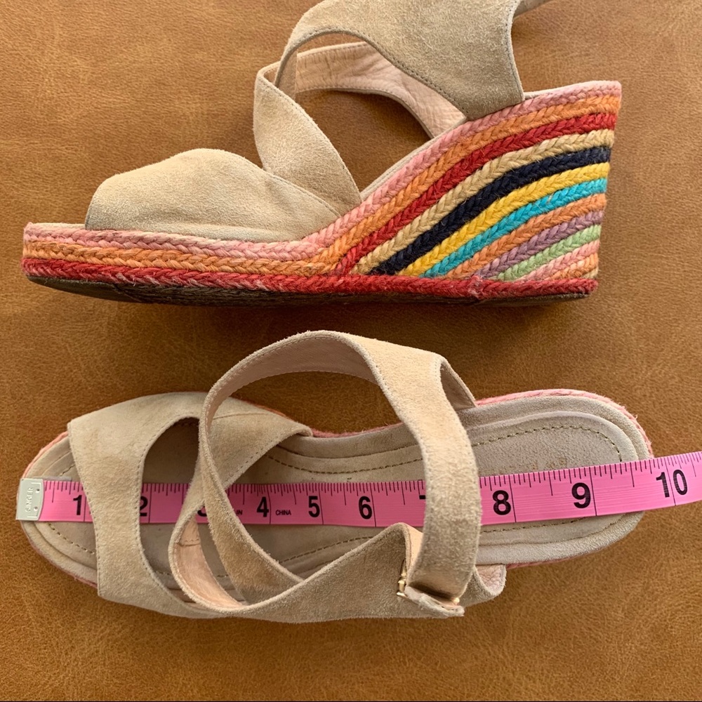 Palomitas Boho Rainbow Stripe Espadrille Sandals - Picture 9 of 9